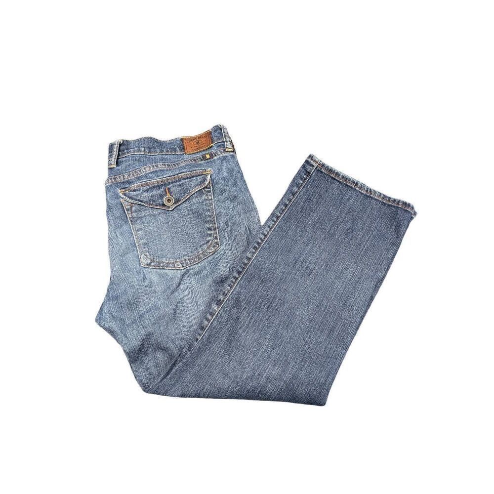 Lucky Brand Bootleg Jeans Flap Pocket Bootcut Denim Womans 1231
